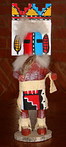 Poupée Amérindienne fétiche Kachina représente un Dancer Papillon