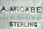 A. McCABE hallmark on jewelry For Andrew Mc Cabe 