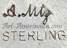 A.Mtz Archie Martinez Navajo signature on jewelry