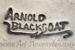 Arnold Blackgoat, Navajo Indian Native American hallmark