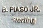 B. PIASO JR mark is Benjamin Piaso Jr Navajo hallmark 2