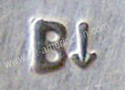 B and arrow mark for Ben Duboise, Navajo Indian Native American hallmark