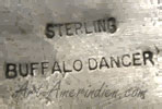 Buffalo Dancer hallmark for Archuleta Lawrence Taos
