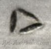 D chisel made mark on jewelry is Darren Seweyestewa Hopi silversmith hallmark