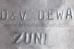 D&V Dewa mark for Don et Velma Dewa Zuni silversmiths lapidarists