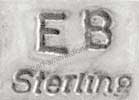 EB may be Eugene Belone Navajo Indian Native American silversmith hallmark