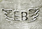 EB and wings mark is Emil Benally Navajo Indian Native American silversmith hallmark