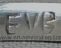 EVB mark on sterling silver for Ernest and Vivnita Bewanika Zuni