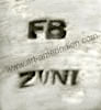 FB ZUNI jewelry hallmark is Fred Bowannie Zuni Indian Native American artist