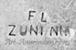 FL ZUNI NM hallmark on Indian jewelry is Florencia Lucio Zuni