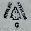 G above an arrow head mark on jewelry is Andrew Gordon Navajo