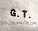 G.T. hallmark on silver is Grace Touchine Navajo