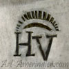 Hv mark for Vance Homer Hopi silversmith