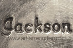 Jackson script mark on jewelry is Tommy Jackson Navajo hallmark