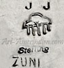 JJ ZUNI hallmark on jewelry is Jessie Johnson Zunie
