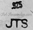 JTS conjoined initials mark is Joseph Spencer Anglo silversmith lapidarist