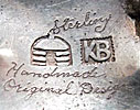 Kenneth Begay + White Hogan shop Indian Native jewelry mark