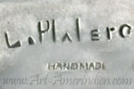 Handmade L Platero hallmark is Louise Platero Navajo mark on jewelry