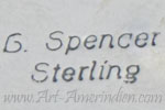 L Spencer script mark is Larry Spencer hallmark