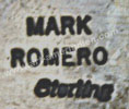Mark Romero jewelry mark