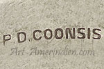PD Coonsis hallmark on Zuni jewelry