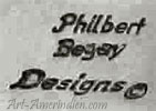 Philbert Begay Design hallmark on navajo jewelry