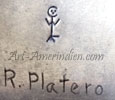 R Platero mark for Ramone Platero and  Carl Luthy shop mark