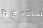 RE mark for Ricardo Enrique Santo Domingo silversmith