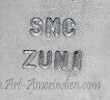 SMC Zuni mark on indian jewelry for Sabin & M Chavez 