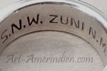 snw Zuni mark on Indian Native jewelry for sheldon and Nancy Westika Zuni