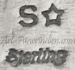 S and star mark is a fake mark on Phillipian jewelry