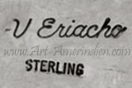 - V Eriacho hallmark is Viola Eriacho Zuni artist signature