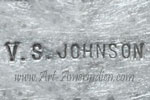 V.S. Johnson Zuni, Vincent Socorro Johnson mark on Indian jewelry
