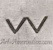 W or VV hallmark