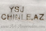YSJ hallmark on jewelry from Chinle AZ