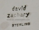 David Zachari Anglo silversmith active from 1942s hallmark