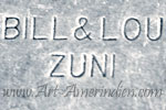 Bill & Lou zuni hallmark is Bill and Lucinda Laweka