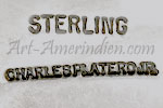Charles Platero Jr hallmark on Navajo jewelry