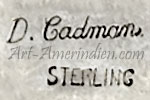 D. Cadman script letters hallmark is Donovan Cadman Navajo