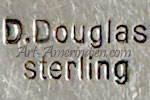 D. DOUGLAS hallmark on Indian Native American jewelry is Donald Douglas Navajo