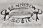 Dennison Tsosie hallmark on Navajo Indian Native American jewelry