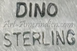 Dino stamped hallmark on jewelry