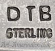 DTB hallmark is Dene Tsosie Bini Navajo silversmith