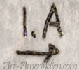 I.A over an arrow hallmark