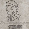 JS and indian head mark is Jerry Sleuth Navajo silversmith hallmark