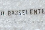 M. BASSELENTE Zuni hallmark on Native American jewelry