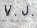 V.J. hallmark on Indian jewelry is Virginia James Navajo