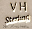 VH mark on figural inlay