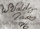 W Valdez from Taos handscript mark