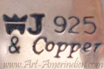 WJ 925 trademark is Waldeck Jewellers shop, not Waldeck Johnson